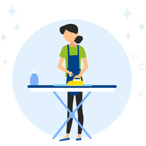 Planchado de ropa, Sarita limpieza total en Quito